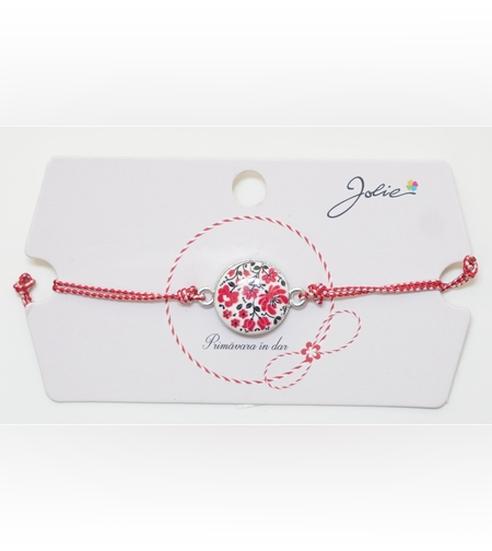 Martisor Bratara Traditionala, Pandantive Aprox 2 cm, Model 5