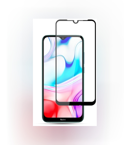 Folie Sticla Flippy® compatibila cu Xiaomi Redmi 8 111D Negru