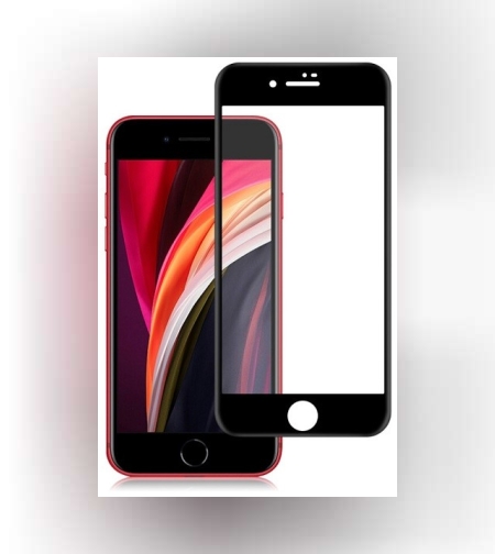 Folie Sticla securizata Flippy® compatibila cu Apple iPhone 7/8G/SE 2020 Full Glue Negru