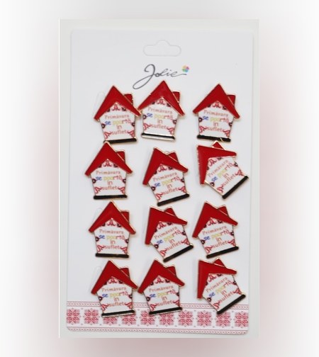 Set 12 Brose Martisor Primavara Mesaj Primavara se Poarta in Suflet