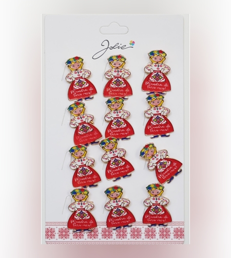 Set 12 Brose Martisor Primavara Mesaj Mandra de Tara Mea