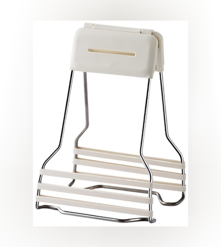 Clema pentru Boluri, Flippy, Anti-Alunecare, din Silicon, de Uz Casnic, Rezistent la Temperaturi Inalte, 17.6x11.5x5.15cm, Gri