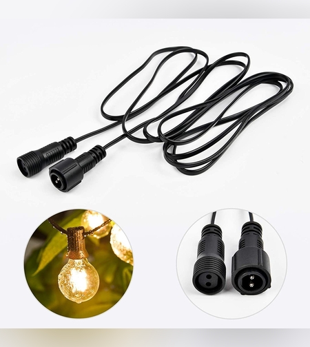 Prelungitor Instalatie Luminoasa, Flippy, 3 m, 230V, Fir Negru