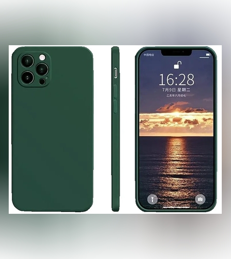 Husa protectie Flippy compatibila cu Samsung Galaxy A21S Liquid Silicone Case Verde