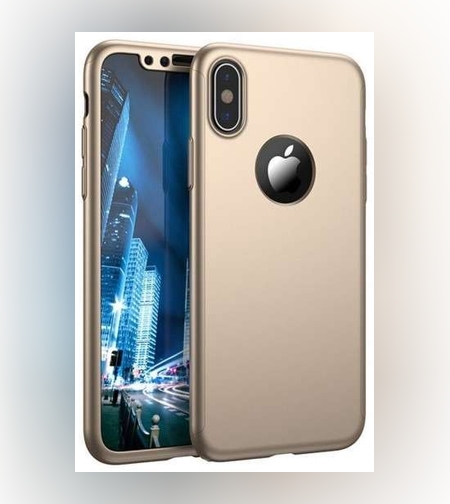 Husa Samsung Galaxy S10 Lite Full Cover 360 Auriu + Folie de protectie