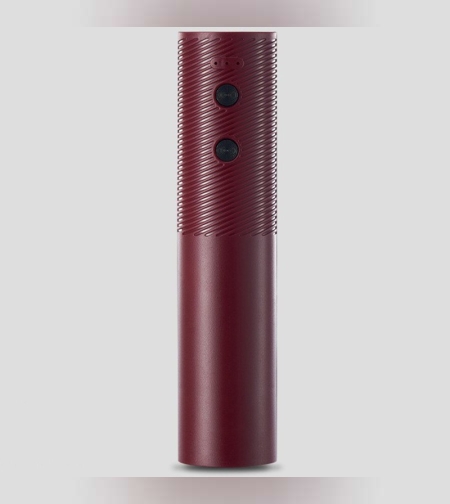 Tirbuson Electric, Flippy, Deschizator Sticle de Vin, de Uz Casnic de Ultima Generatie, Reincarcabil prin Incarcare USB, 20 x 4.6 cm Rosu