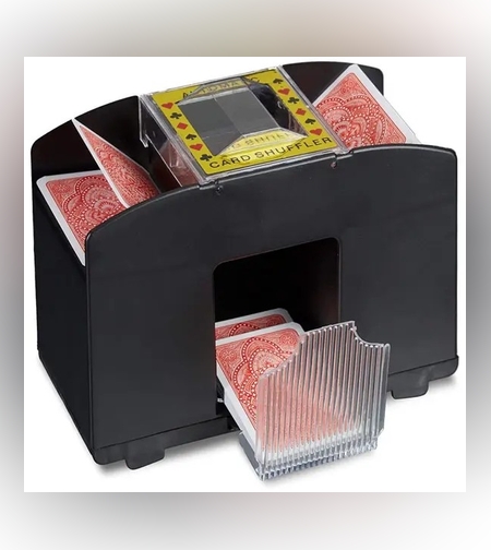 Dispozitiv pentru amestecat carti de joc Flippy, automat, 20.5x10x8.5cm