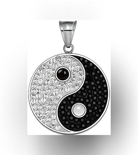 Pandantiv din Argint 925 Jolie Silver, Model Ying si Yang, 11 x 11 mm, 1.2 g