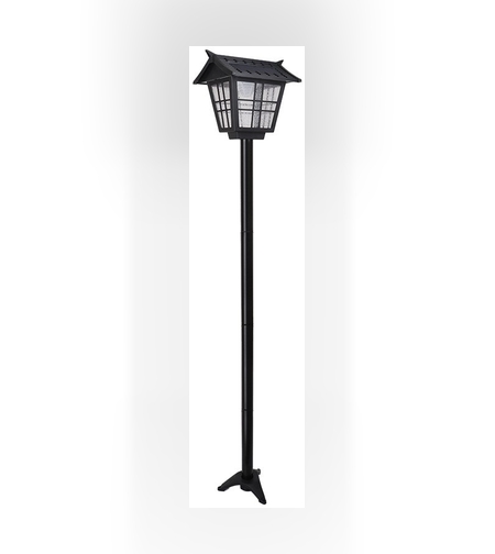 Lampa solara de tip stalp pentru gradina, Flippy, Alb Rece