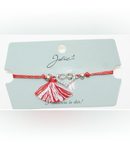 Martisor Bratara Ciucure cu Pandantiv, Model 18