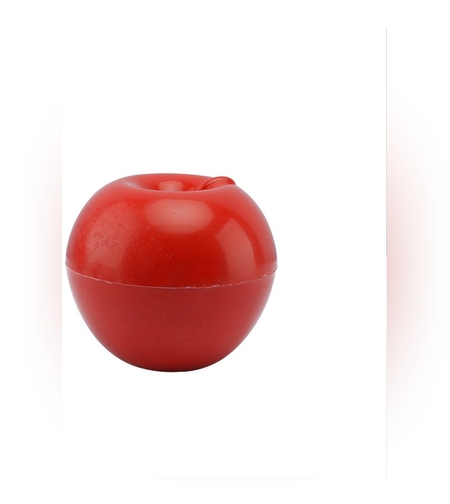 Cutie de depozitare si pastrare a alimentelor, Plastic, Flippy, Model Mar, 9x9x9 cm, Rosie