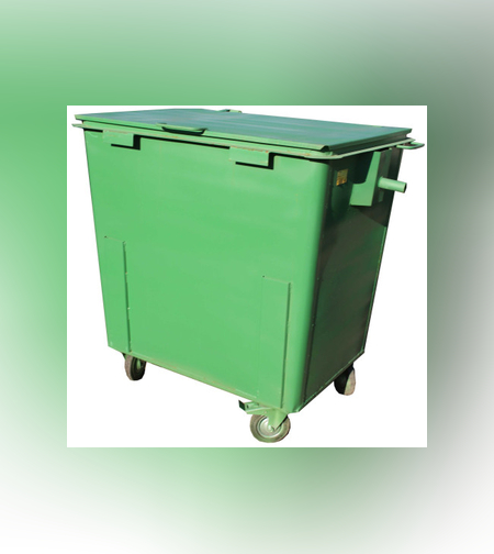 Мусорный контейнер 1100 л. металл