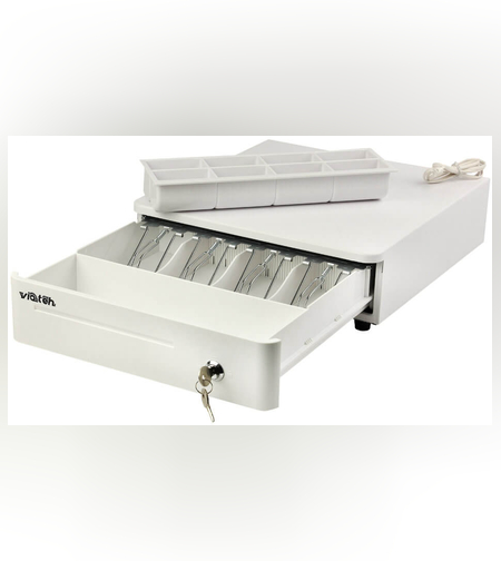 Денежный ящик VIOTEH HVC-10 белый с подключением к ККТ