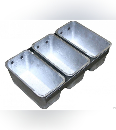 Хлебная форма Диабетическая 200гр тройник 246x150x70 