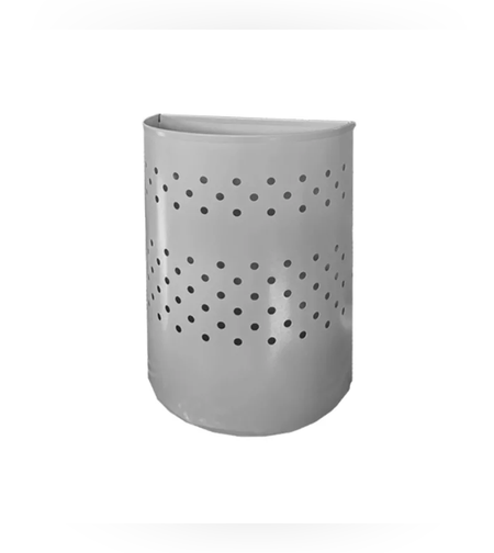 Металлическая урна для бумаг с перфорацией 400х300х150