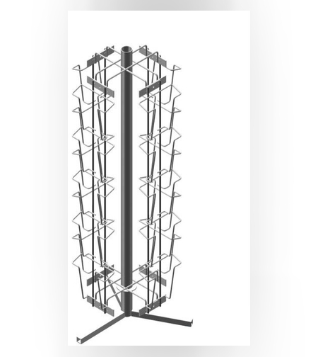 Буклетница настольная вращающаяся 20 ячеекА5 (Б.НС 04)