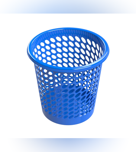 Корзина для бумаг с прорезом пластиковая