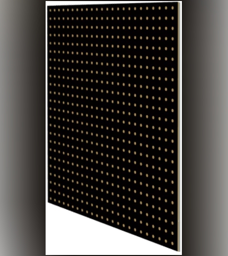 Перфопанель ST012P (Чёрная) 595х595х5