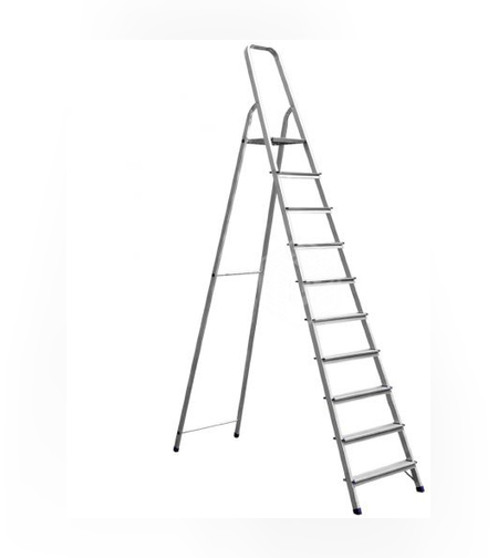 Стремянка алюм 10 ступеней 100х560х2805 мм. AS10