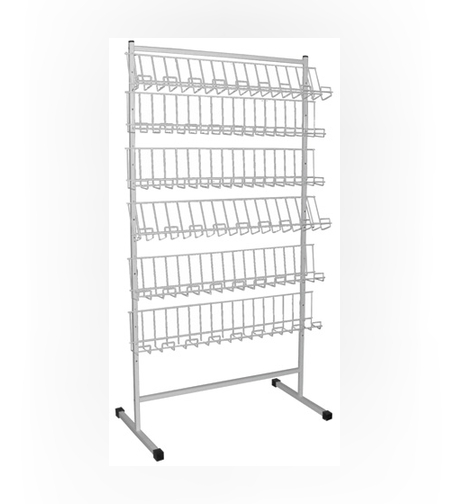 Стеллаж для книг А-7К белый (6 полок)А-7К