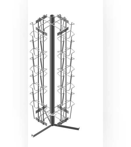 Буклетница настольная вращающаяся 20 ячеекА6(Б.НС 04)