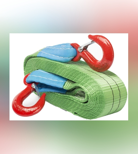 Буксир текстильный ленточный 8 т 5 м петля-петля