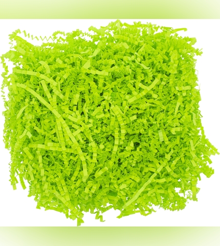 Наполнитель из бумаги ярко-зеленый 50 г.