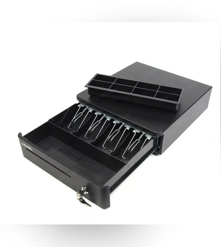 Денежный ящик VIOTEH HVC-10 черный с подключением к ККТ