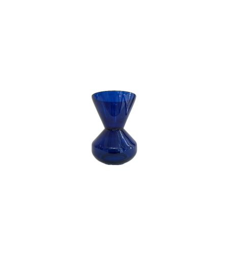POLSPOTTEN  THICK NECK VASE - BLUE BIG