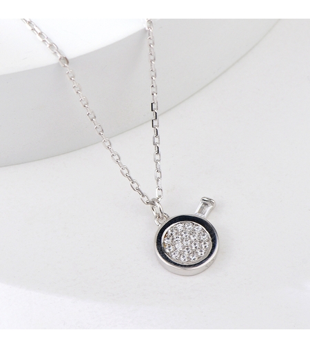 Сребърно колие Кръг | колекция Delicate Silver | Бижута Invoke.bg