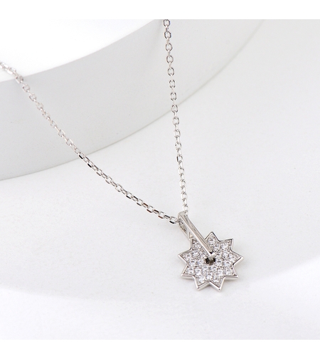 Сребърно колие Многолъча Звезда | колекция Delicate Silver | Бижута Invoke