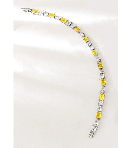 Сребърна гривна с платинено покритие | Колекция Silver Premium | Бижута Invoke.bg