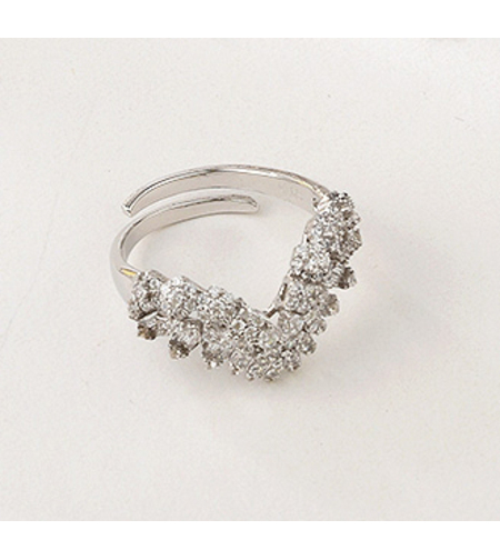 Сребърен пръстен с платинено покритие | Колекция Silver Premium | Бижута Invoke.bg