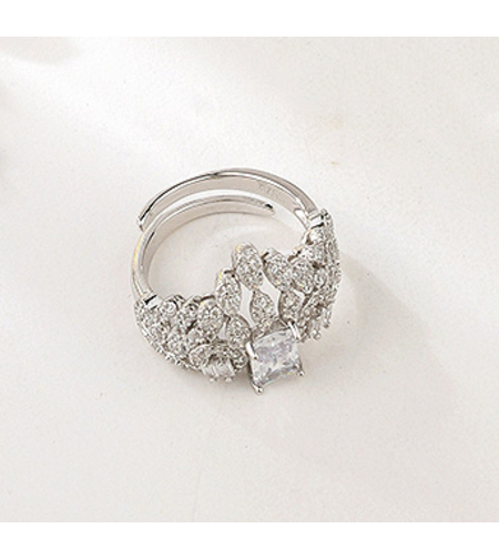 Сребърен пръстен с платинено покритие | Колекция Silver Premium | Бижута Invoke.bg