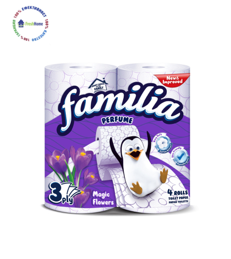 Familia 4 ролки тоалетна хартия – magic flowers