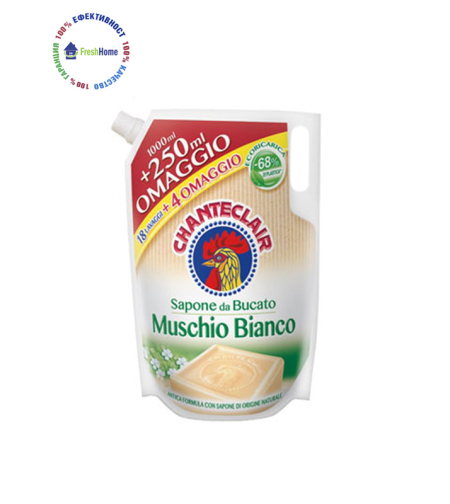 CHANTECLAIR Мuschio Bianco ECO опаковка 18+4 пранета/ 1000 ML+250 ML