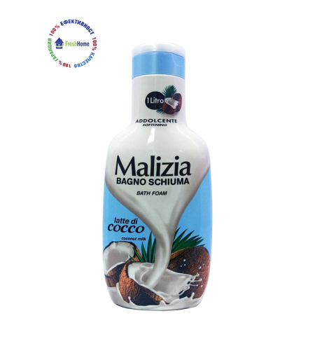 Malizia душ гел 1л.  с кокосово мляко