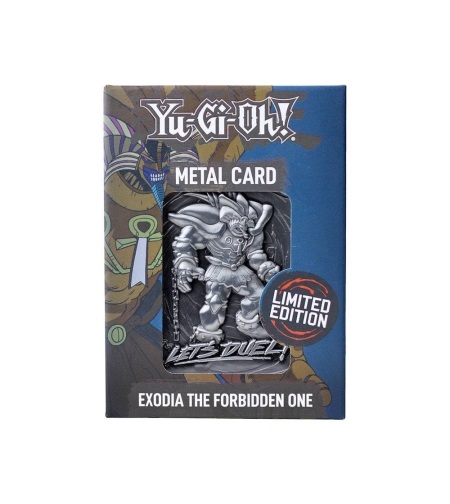 Yu-Gi-Oh! Exodia The Forbidden One Limited Edition метална карта