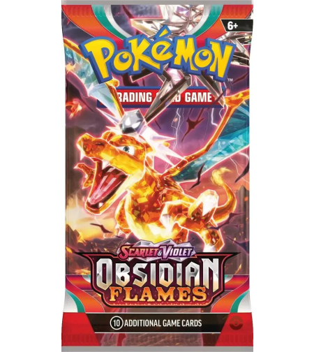 Pokémon TCG: Scarlet & Violet - Obsidian Flames Бустер (10 карти)