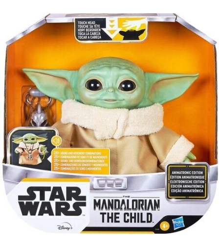 STAR WARS The Mandalorian Baby Yoda със звуци и движения 25 см.