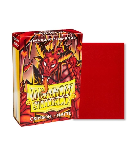 Dragon Shield матови малки протектори за карти (crimson)