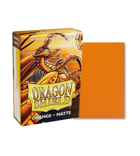 Dragon Shield матови малки протектори за карти (orange)