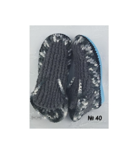 Ръчно плетени пантофи - № 40