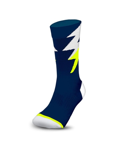 Чорапи ZEUS Calza Thunder Blu/Bianco