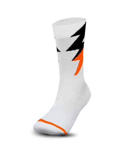 Чорапи ZEUS Calza Thunder Bianco/Arancio