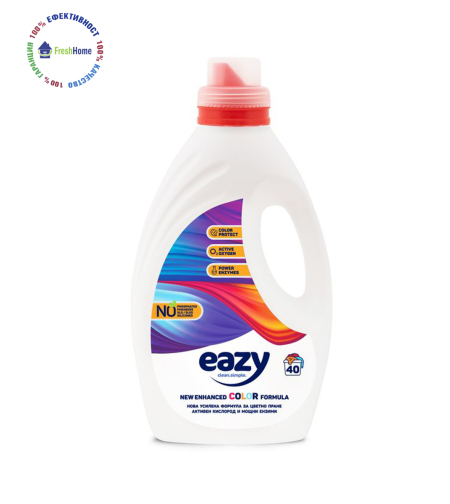 Eazy COLOR течен перилен препарат за цветно пране 40 пранета/ 2,2 л.