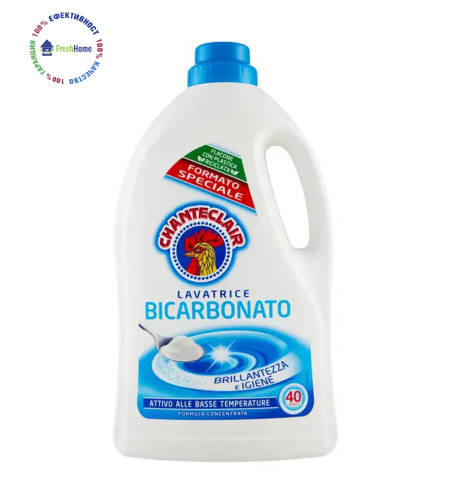 CHANTECLAIR Bicarbonato Перилен препарат за бяло пране с бикарбонат 40 пранета/1800 мл.
