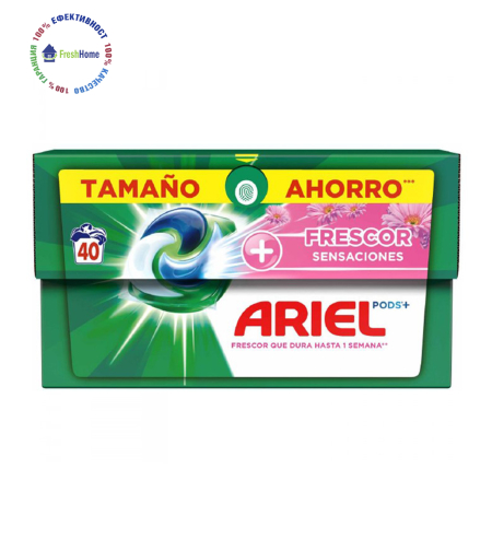 Ariel Pods+ Frescor Sensaciones универсални капсули за пране 40 бр.