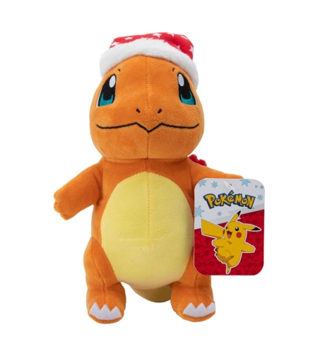 Pokemon Плюшена Играчка - Charmander Christmas 20 см.