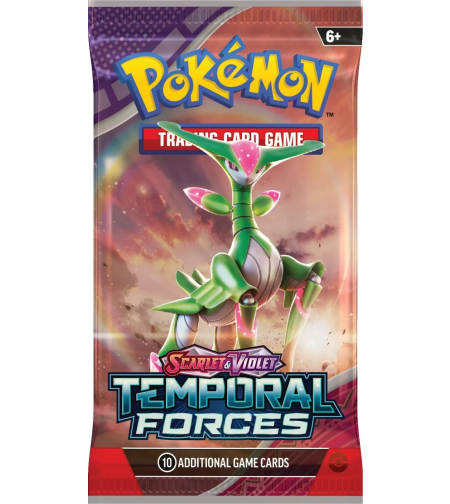 Pokemon TCG: Scarlet & Violet - Temporal Forces Бустер (10 карти)